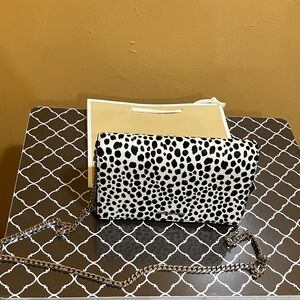 MICHAEL Michael Kors  Jet Set Black Multi Flap Calf hair Crossbody Bag